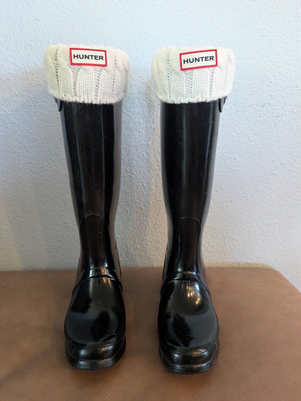 Hunter Women's Black Tall Rain Boots - Picture 5 of 9